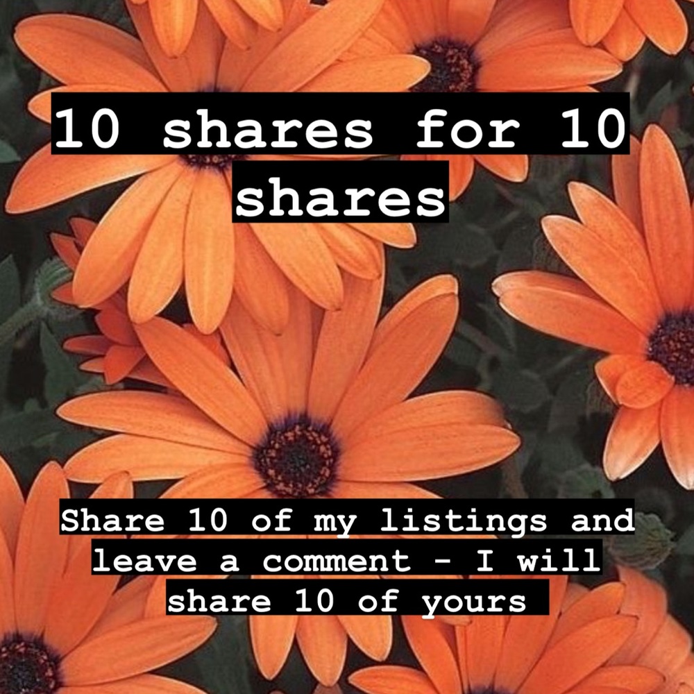 10 SHARES FOR 10 SHARES 🍊